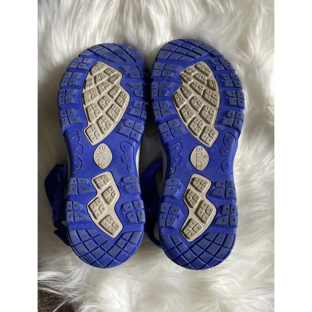 Atika Gray Blue Outdoor Open Toe Sandal Arch Support Hiking Men's Size 11 44